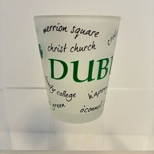Dublin Ireland Souvenir Shot Glass New With Tag